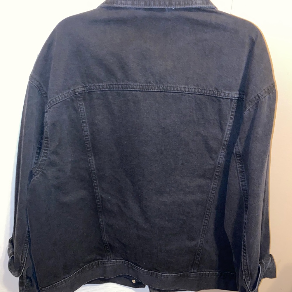 Black jean jacket